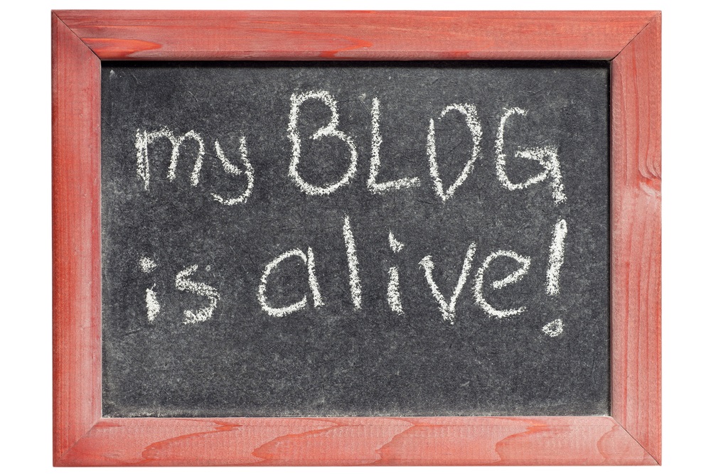 Dranbleiben am Bloggen