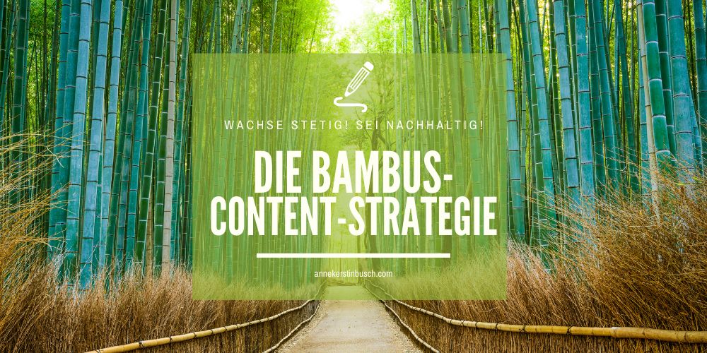 Mit der Bambus-Content-Strategie nachhaltig wachsen und an Reichweite gewinnen